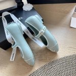 Chanel Mary Jane Ballet Flat Light Blue - Image 5