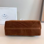 Prada Suede Tote Bag Cocoa Brown 37Cm - Image 7