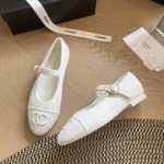 Chanel Mary Jane Ballet Flat White G45503 B16406 NX269 - Image 7