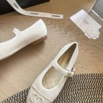 Chanel Mary Jane Ballet Flat Beige - Image 6