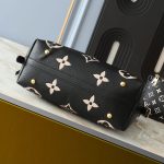 Louis Vuitton Carryall PM Bicolor Monogram Empreinte Black Beige 29Cm - Image 6