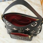 Louis Vuitton Carryall PM Bicolor Monogram Empreinte Black Beige 29Cm - Image 9