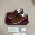 Gucci Men G75 Sneaker Light Brown Suede 845147 AAFGP 2361 - Image 5