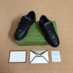 Gucci Men Screener Sneaker Black Leather 798785 AADU0 1074 - Image 8