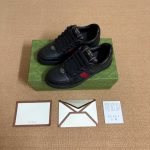Gucci Men Screener Sneaker Black Leather 798785 AADU0 1074 - Image 9