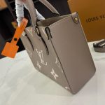 Louis Vuitton Onthego PM Bicolor Monogram Empreinte Leather Tote Bag Beige 25cm M45779 - Image 4