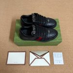 Gucci Men Screener Sneaker Black Leather 798785 AADU0 1074 - Image 4