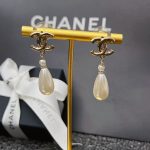 Chanel Cc Pearl Drop Earrings A98327 - Image 8