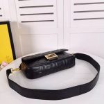 Fendi Baguette Leather Black Nappa Bag 27Cm - Image 7