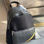 Fendi Diagonal Fendi Diagonal Backpack Nylon Black 35Cm 7Vz042A9Xtf17Bj - Image 4