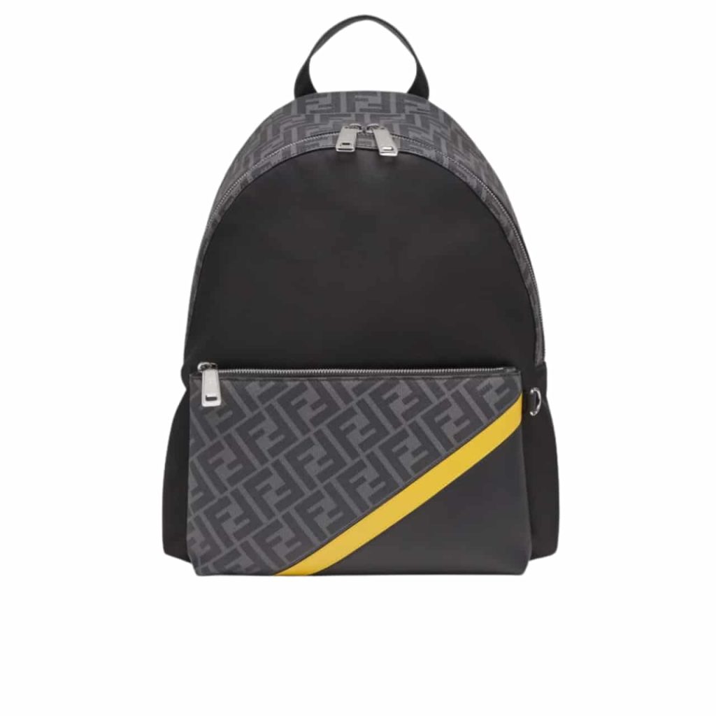 Fendi Diagonal Fendi Diagonal Backpack Nylon Black 35Cm 7Vz042A9Xtf17Bj - Image 2