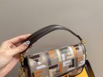 Fendi Baguette Multicolor Canvas Bag With Ff Embroidery 25Cm 8Br600Anh4F1Mql - Image 3