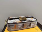 Fendi Baguette Multicolor Canvas Bag With Ff Embroidery 25Cm 8Br600Anh4F1Mql - Image 4