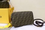 Fendi Zucca Jacquard Mini Pouch Bag Brown 27Cm - Image 8