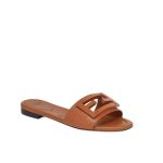 Fendi Baguette Brown Leather Slides 8R8136Ae7Tf1C4R