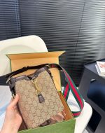 Gucci Original Gg Small Bucket Bag Beige And Ebony 19Cm 782919 Fadac 9762 - Image 4
