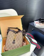 Gucci Original Gg Small Bucket Bag Beige And Ebony 19Cm 782919 Fadac 9762 - Image 5