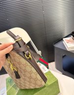 Gucci Original Gg Small Bucket Bag Beige And Ebony 19Cm 782919 Fadac 9762 - Image 8