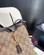 Gucci Original Gg Small Bucket Bag Beige And Ebony 19Cm 782919 Fadac 9762 - Image 10