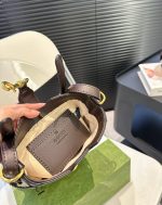 Gucci Original Gg Small Bucket Bag Beige And Ebony 19Cm 782919 Fadac 9762 - Image 11