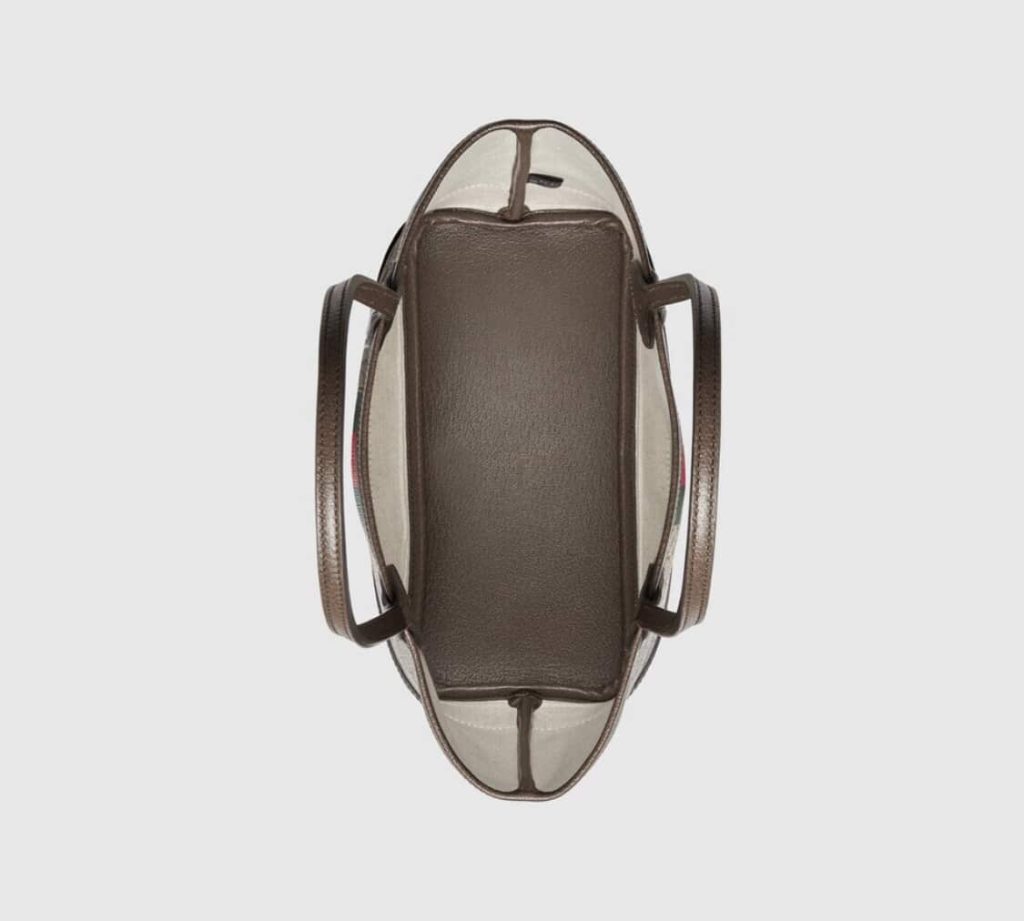 Gucci Ophidia Small Tote Bag Beige And Ebony Gg 25cm 726762 2aaay 9151 - Image 5