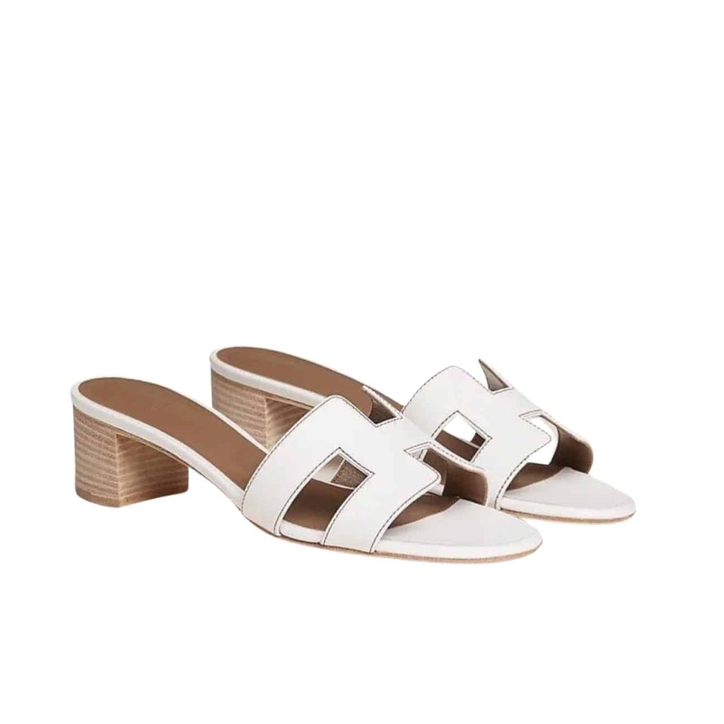 Hermes Oasis Sandals 26Mm In White - Image 2