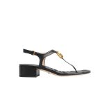 Gucci Double G Sandal Leather Black 674840 Bko00 1000 - Image 7