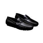 Louis Vuitton Loafer Matte Leather With Lv Logo In Black - Image 11