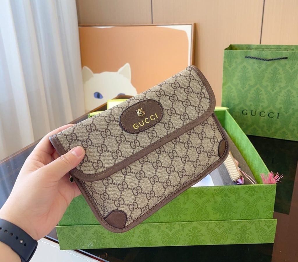 Gucci Neo Vintage Gg Supreme Belt Bag Beige Ebony 22Cm 493930 9C2Vt 8745 - Image 3