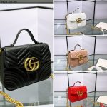 Gucci Gg Marmont Mini Top Handle Bag Black 20Cm ‎547260 Dtdit 1000 - Image 4
