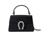Gucci Dionysus Mini Top Handle Bag Black 18Cm 752029 Caogn 1155