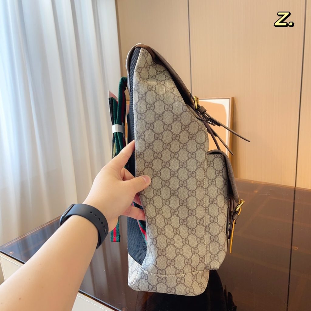 Gucci Soft Gg Supreme Backpack Beige 41Cm 473869 K9Rit 8857 - Image 6