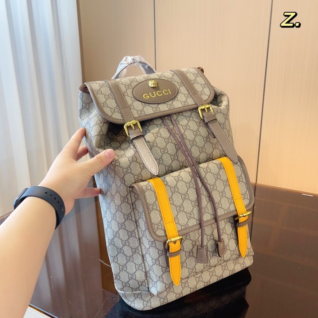 Gucci Soft Gg Supreme Backpack Beige 41Cm 473869 K9Rit 8857 - Image 8