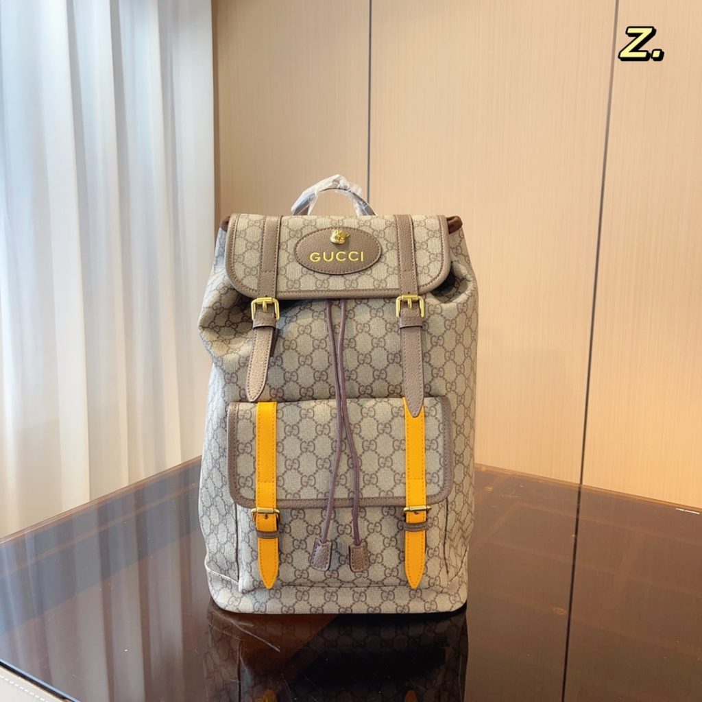 Gucci Soft Gg Supreme Backpack Beige 41Cm 473869 K9Rit 8857 - Image 9