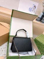 Gucci Dionysus Mini Top Handle Bag Black 18Cm 752029 Caogn 1155 - Image 9