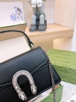 Gucci Dionysus Mini Top Handle Bag Black 18Cm 752029 Caogn 1155 - Image 10