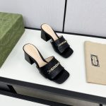 Gucci Signoria Slide Sandal In Black - Image 8