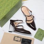 Gucci Women's Wedge Mule Black 827856 Clg00 1000 - Image 8