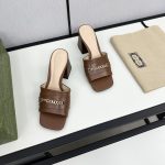 Gucci Signoria Slide Sandal In Brown 786595 Aaboc 2176 - Image 5