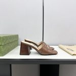 Gucci Signoria Slide Sandal In Brown 786595 Aaboc 2176 - Image 3