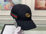 Gucci Gg Canvas With Web Baseball Cap Black - Image 5
