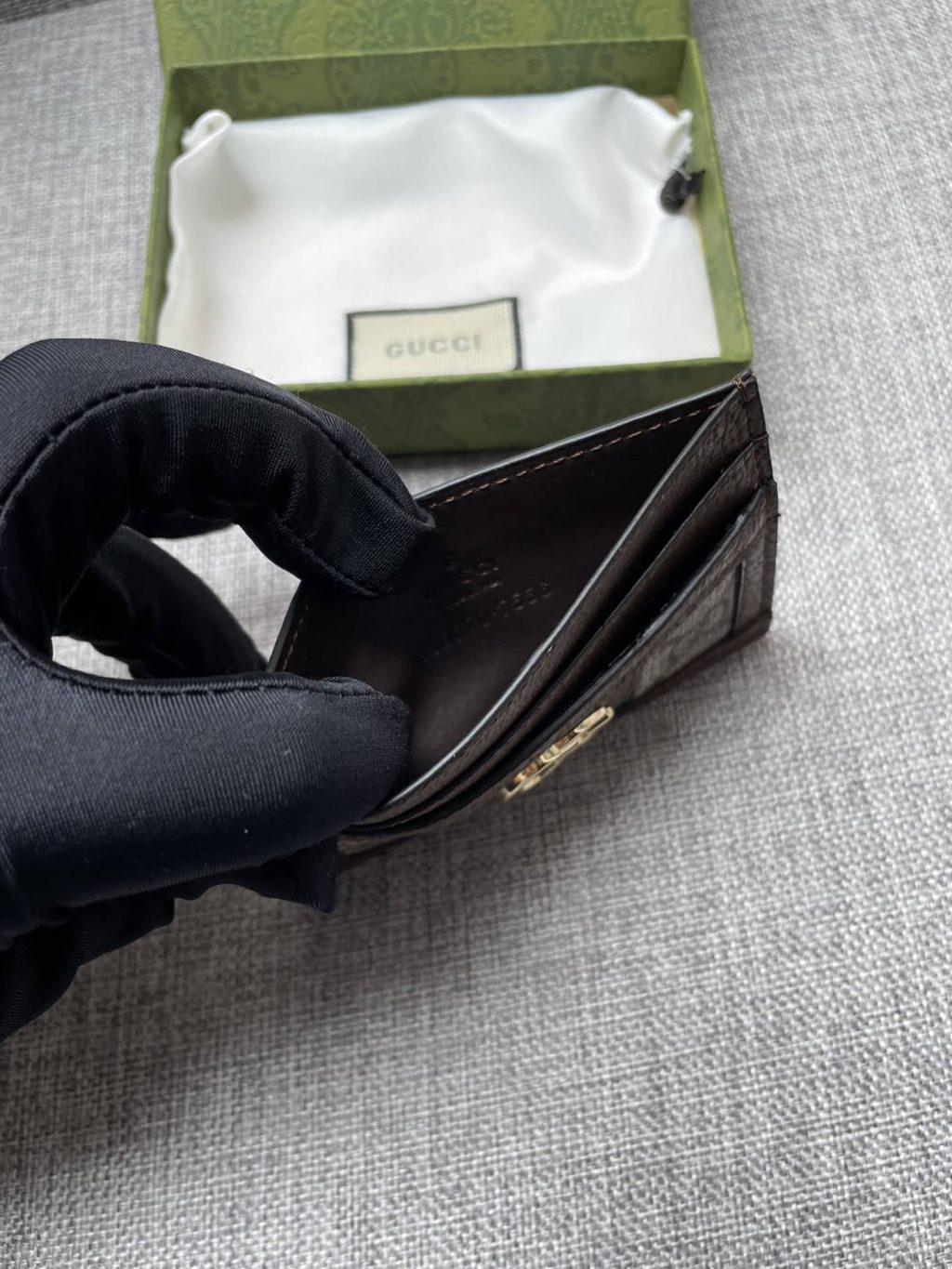 Gucci Ophidia Gg Card Case Monogram Brown 10Cm 523159 96Iwg 8745 - Image 10