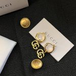 Gucci Gg Running Drop Earrings Gold - Image 7