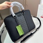 Gucci Medium Gg Briefcase With Tag Black 40cm ‎795461 Facu5 1000 - Image 3