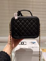 Chanel Small Vanity Case Ss22 Black 17Cm - Image 8