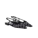 Gucci Gg Embellished Slingback Flats Black - Image 10