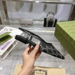 Gucci Gg Embellished Slingback Flats Black - Image 5