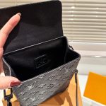 Louis Vuitton Nano Steamer Bag Taurillon Monogram Black 14Cm M82772 - Image 3