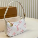 Louis Vuitton Mini Moon Bag In Latte White And Chamallow Pink 21Cm M24108 - Image 3