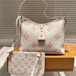 Louis Vuitton Carryall PM Bicolor Latte 30Cm M24141 - Image 3